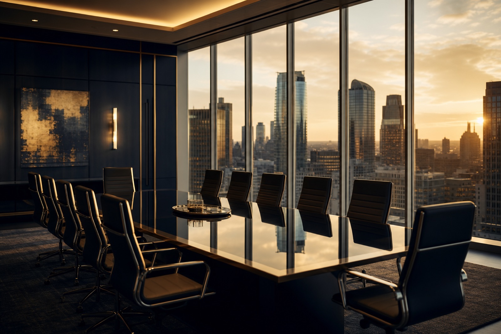 Professional boardroom representing disciplined long-term investment approach